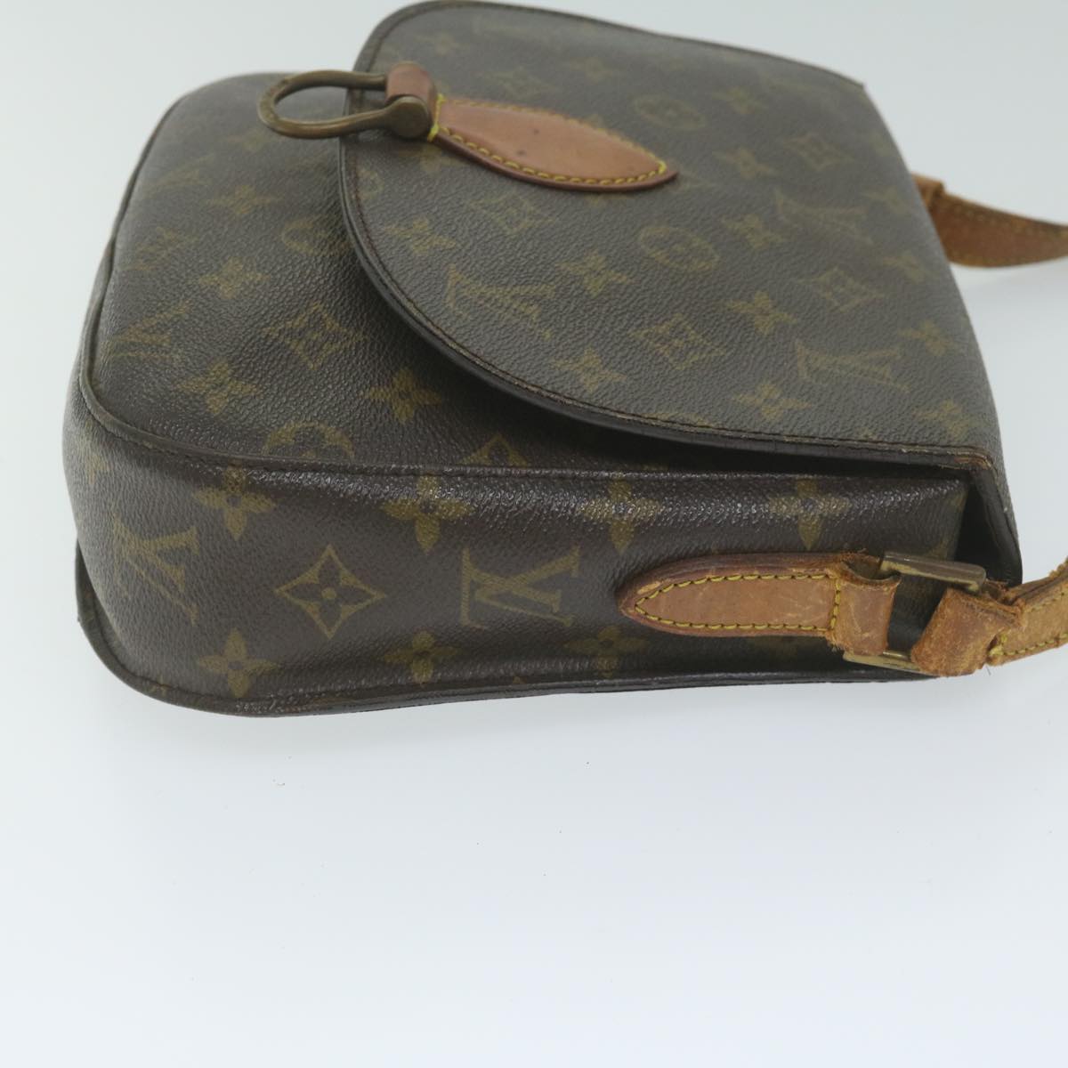 LOUIS VUITTON Monogram Saint Cloud GM Shoulder Bag M51242 LV Auth 61201