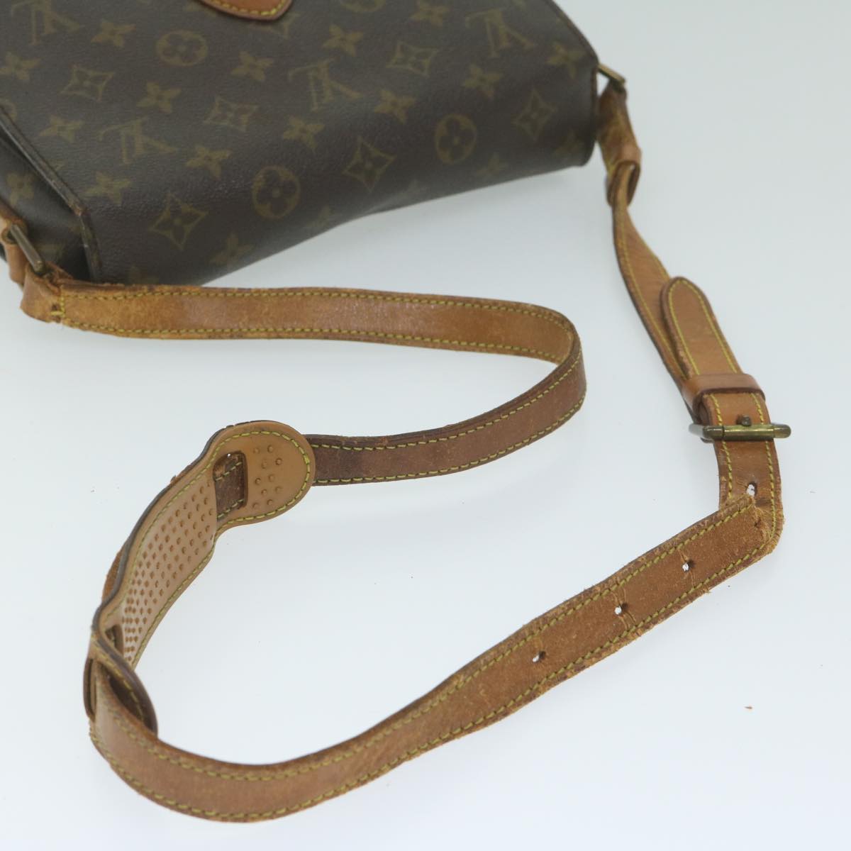 LOUIS VUITTON Monogram Saint Cloud GM Shoulder Bag M51242 LV Auth 61201