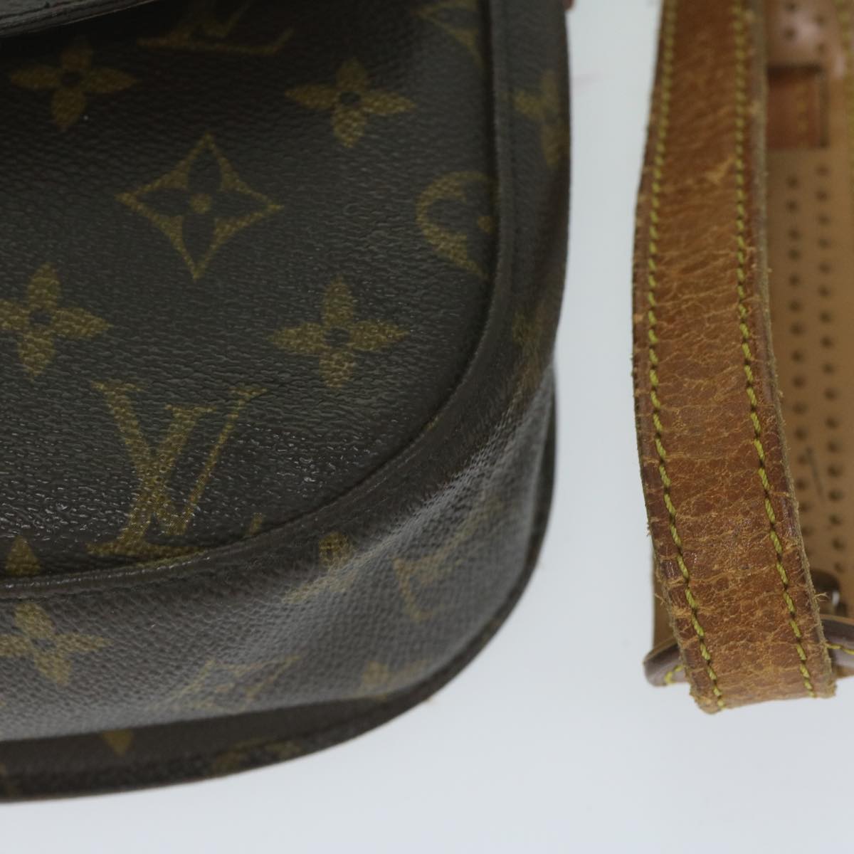 LOUIS VUITTON Monogram Saint Cloud GM Shoulder Bag M51242 LV Auth 61202