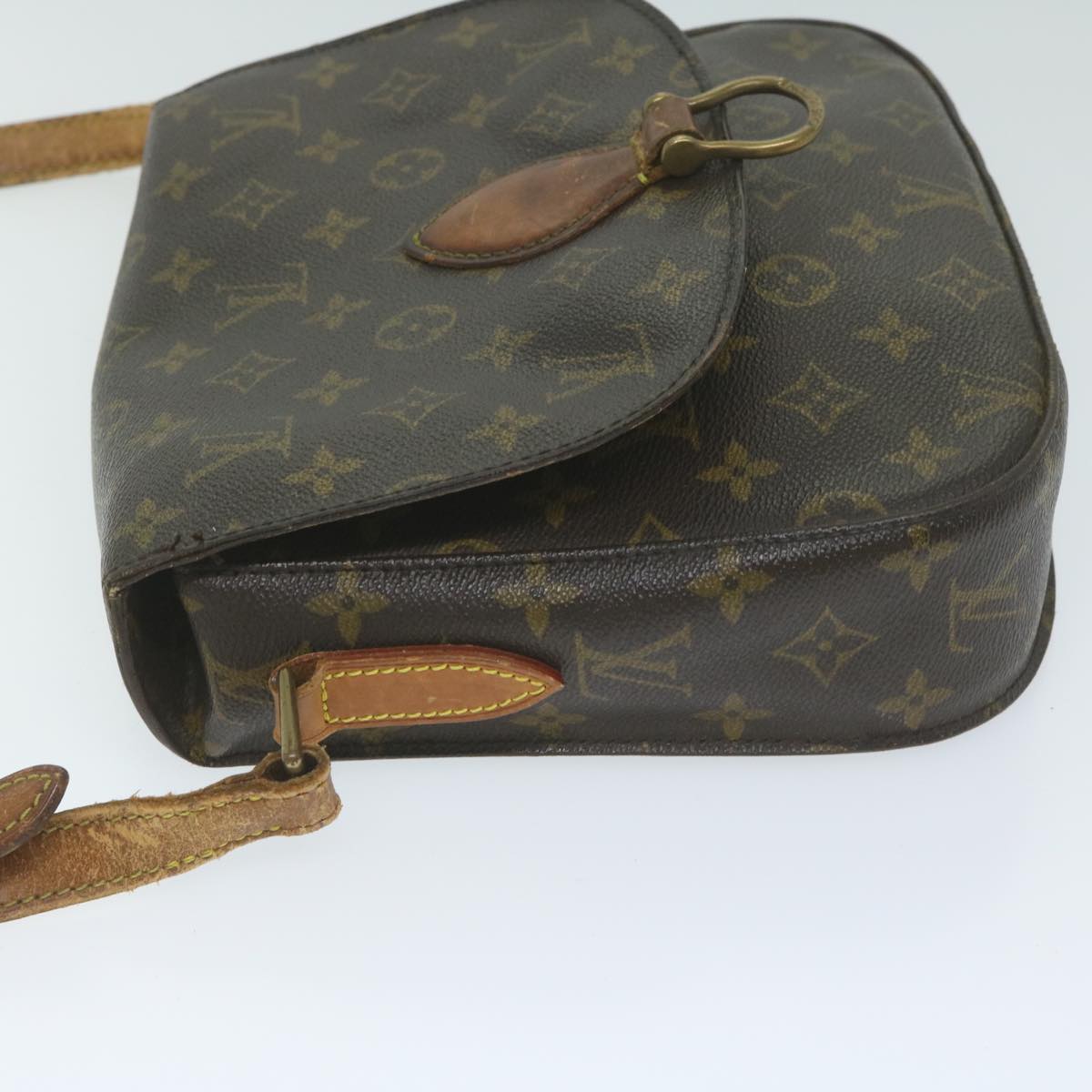 LOUIS VUITTON Monogram Saint Cloud GM Shoulder Bag M51242 LV Auth 61202