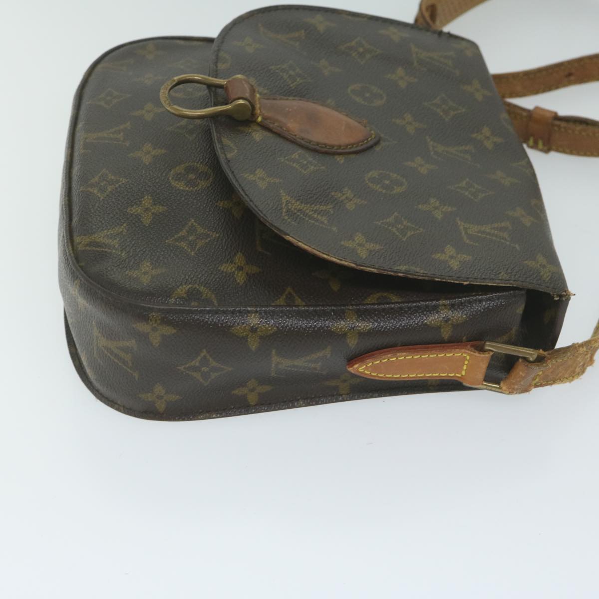 LOUIS VUITTON Monogram Saint Cloud GM Shoulder Bag M51242 LV Auth 61202