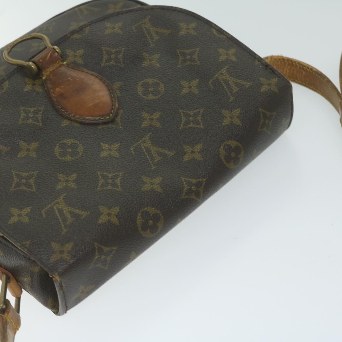 LOUIS VUITTON Monogram Saint Cloud GM Shoulder Bag M51242 LV Auth 61202