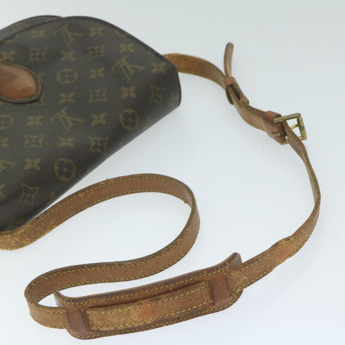 LOUIS VUITTON Monogram Saint Cloud GM Shoulder Bag M51242 LV Auth 61202