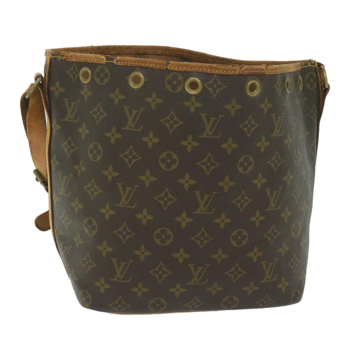 LOUIS VUITTON Monogram Petit Noe Shoulder Bag M42226 LV Auth 61230