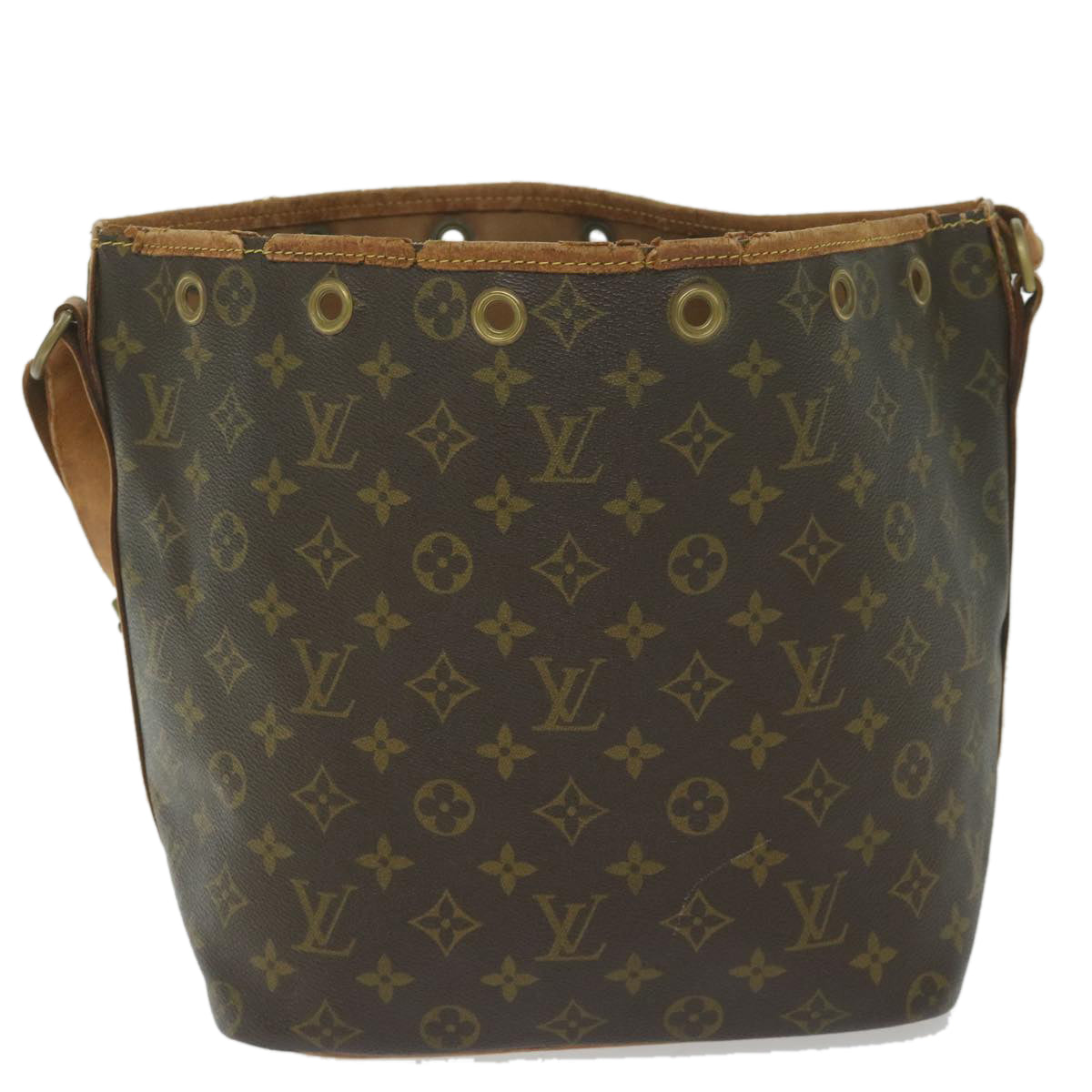 LOUIS VUITTON Monogram Petit Noe Shoulder Bag M42226 LV Auth 61230