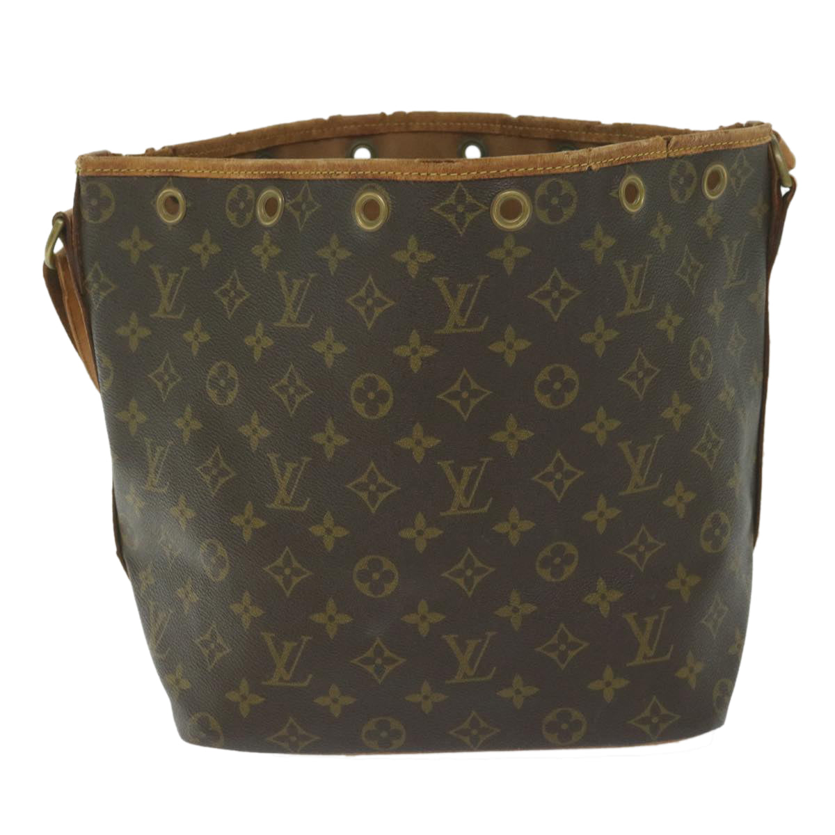 LOUIS VUITTON Monogram Petit Noe Shoulder Bag M42226 LV Auth 61230