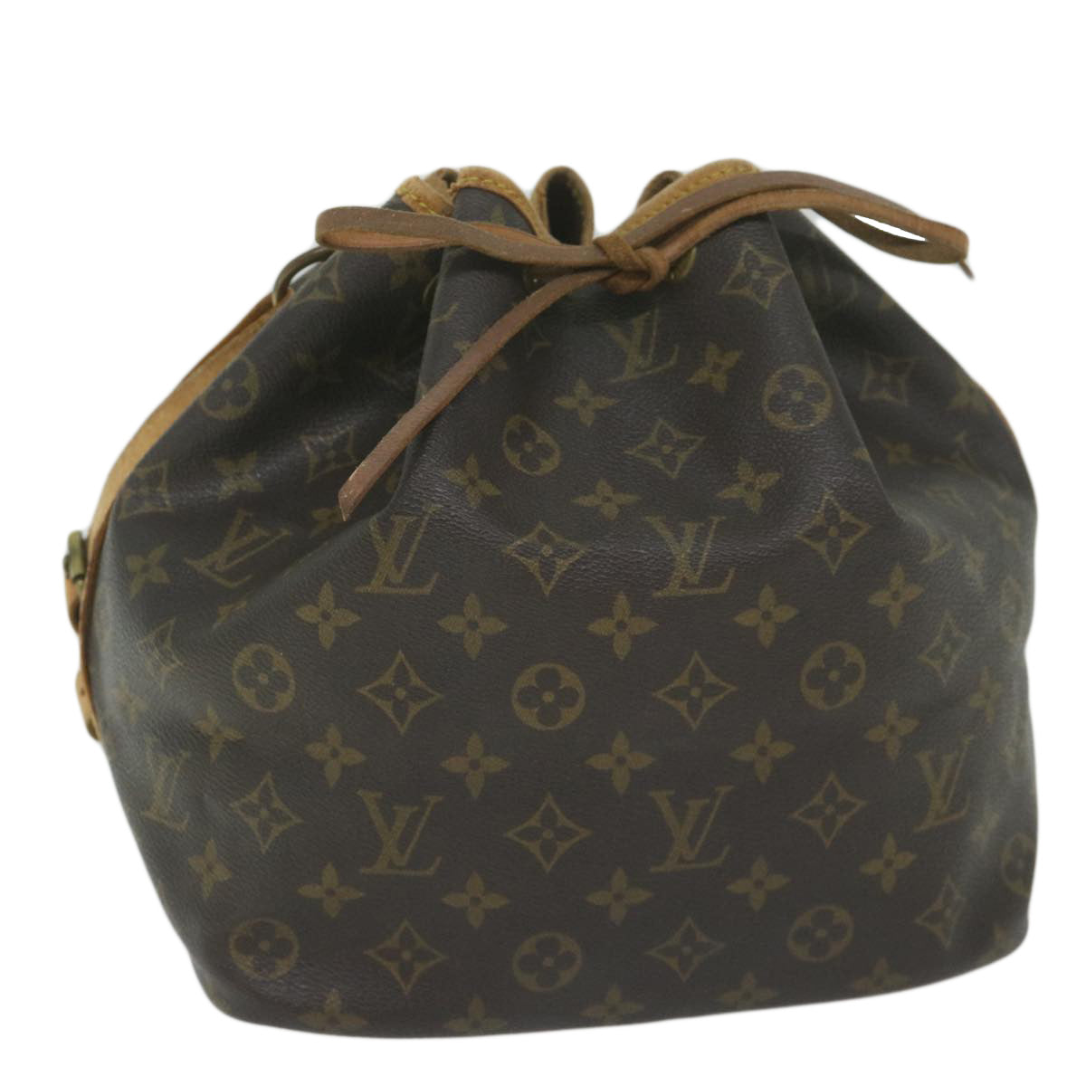 LOUIS VUITTON Monogram Petit Noe Shoulder Bag M42226 LV Auth 61231