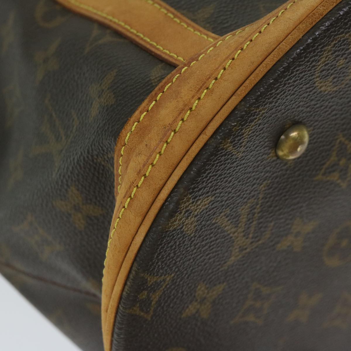 LOUIS VUITTON Monogram Bucket GM Shoulder Bag M42236 LV Auth 61232