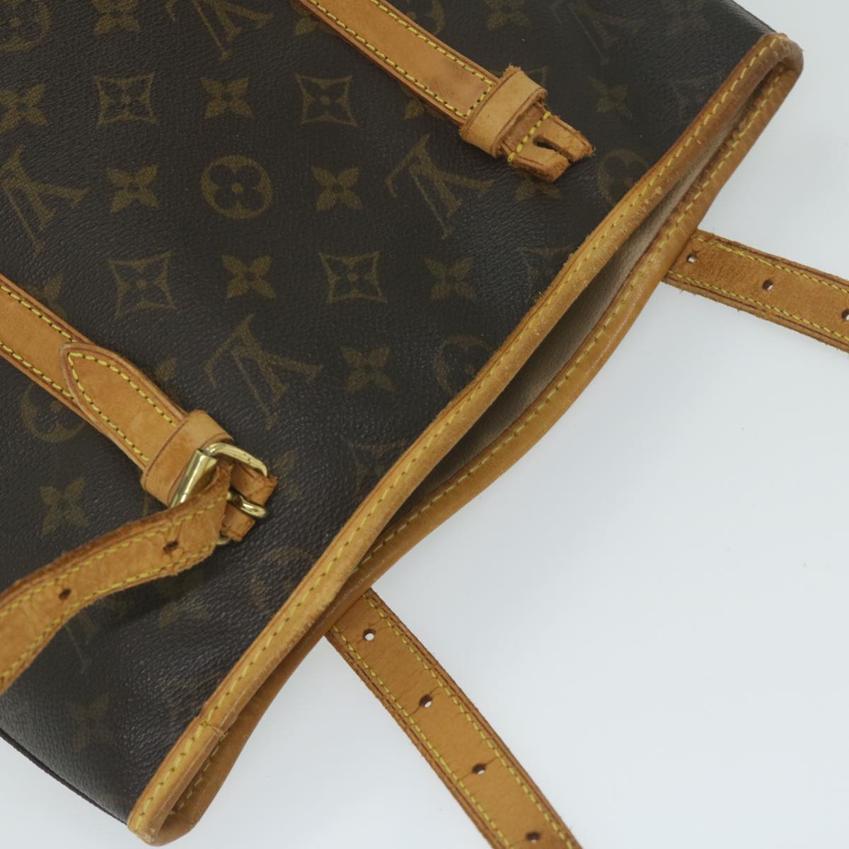 LOUIS VUITTON Monogram Bucket GM Shoulder Bag M42236 LV Auth 61232