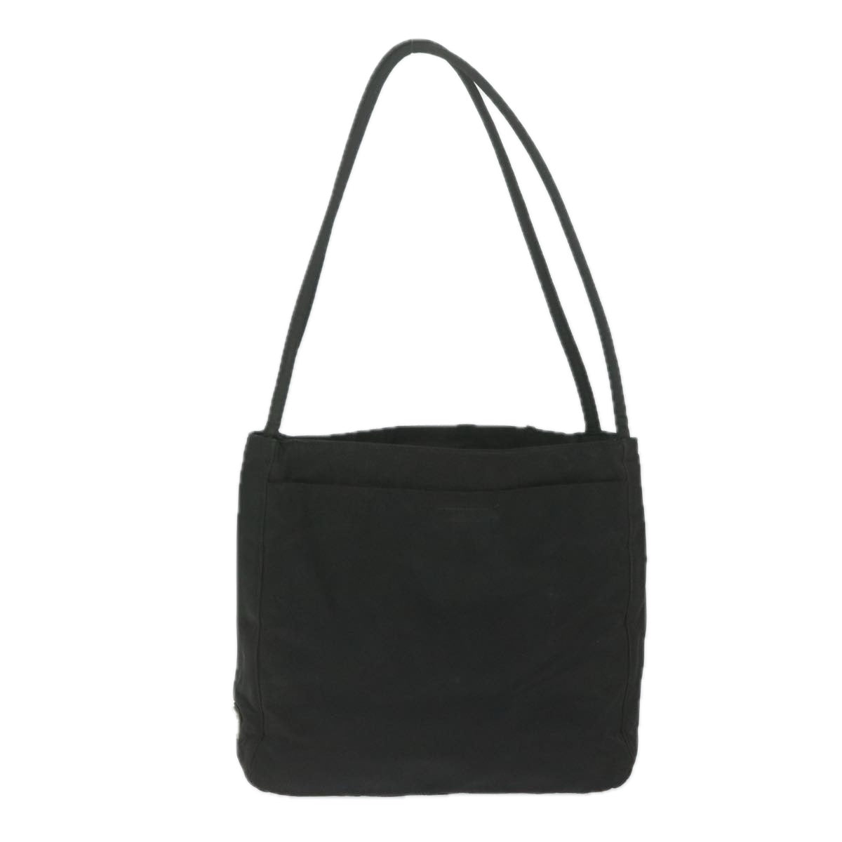 PRADA Tote Bag Nylon Black Auth 61237
