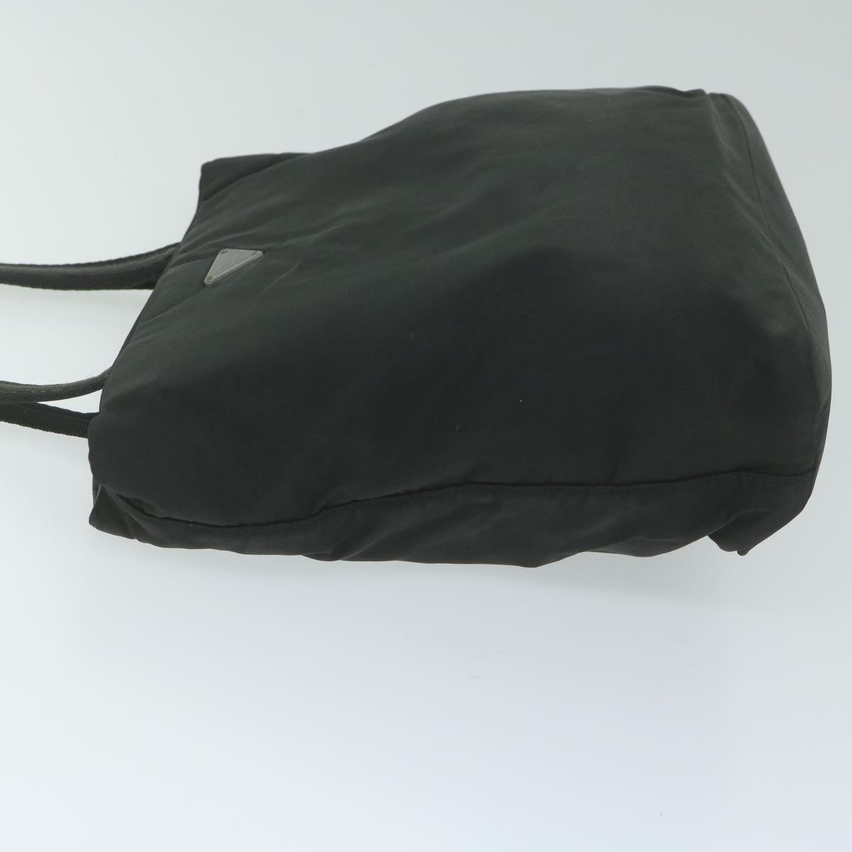 PRADA Tote Bag Nylon Black Auth 61238