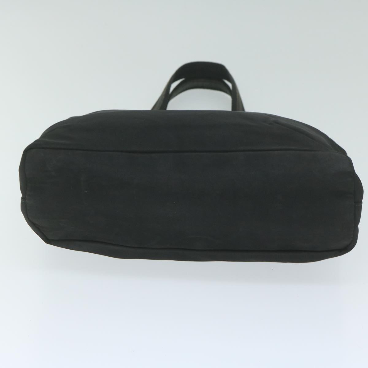 PRADA Tote Bag Nylon Black Auth 61238