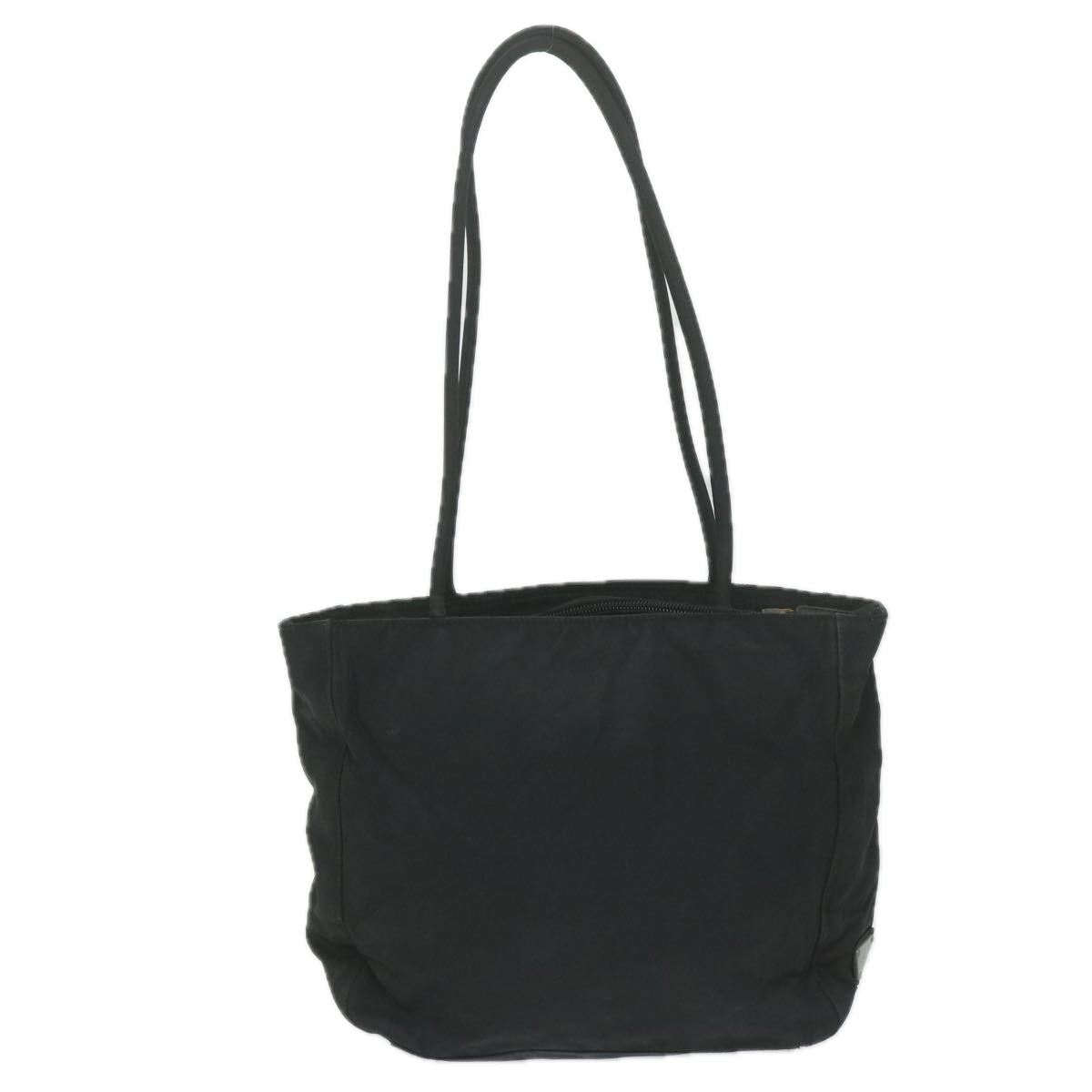 PRADA Tote Bag Nylon Black Auth 61252 - 0