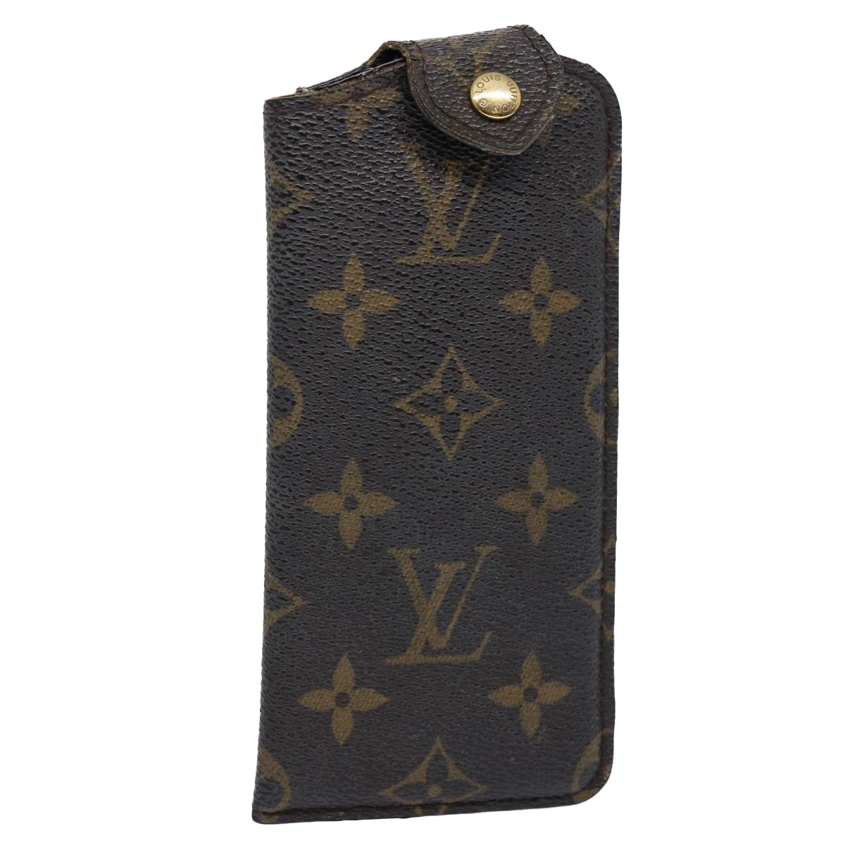 LOUIS VUITTON Monogram Etui Lunette PM Glasses Case M66545 LV Auth 61271