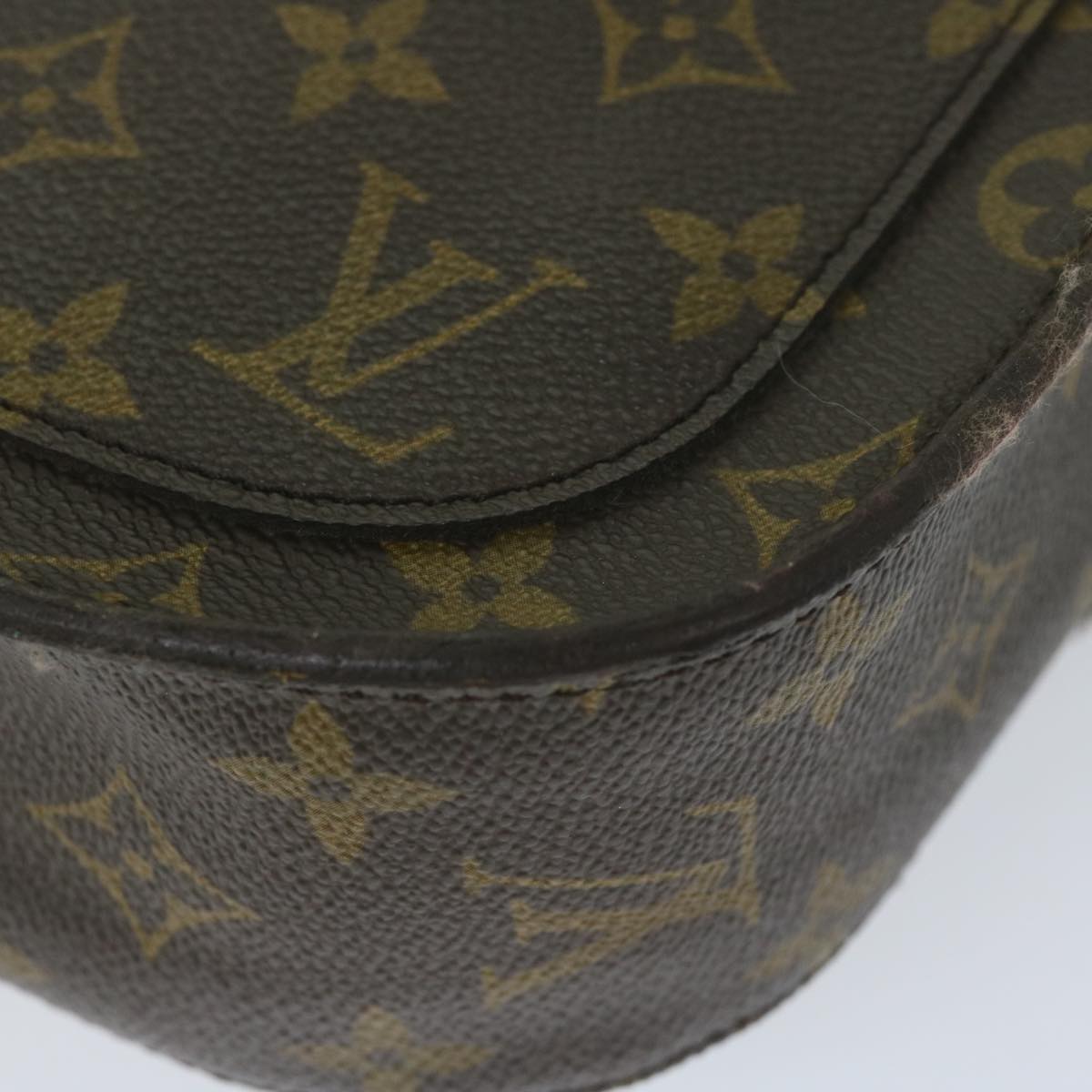 LOUIS VUITTON Monogram Saint Cloud GM Shoulder Bag M51242 LV Auth 61303