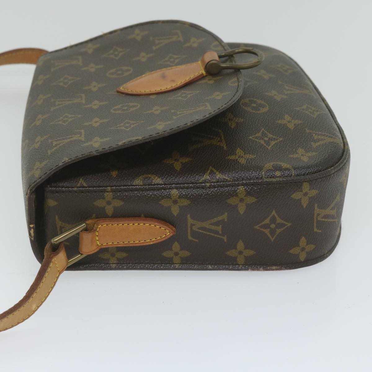 LOUIS VUITTON Monogram Saint Cloud GM Shoulder Bag M51242 LV Auth 61303