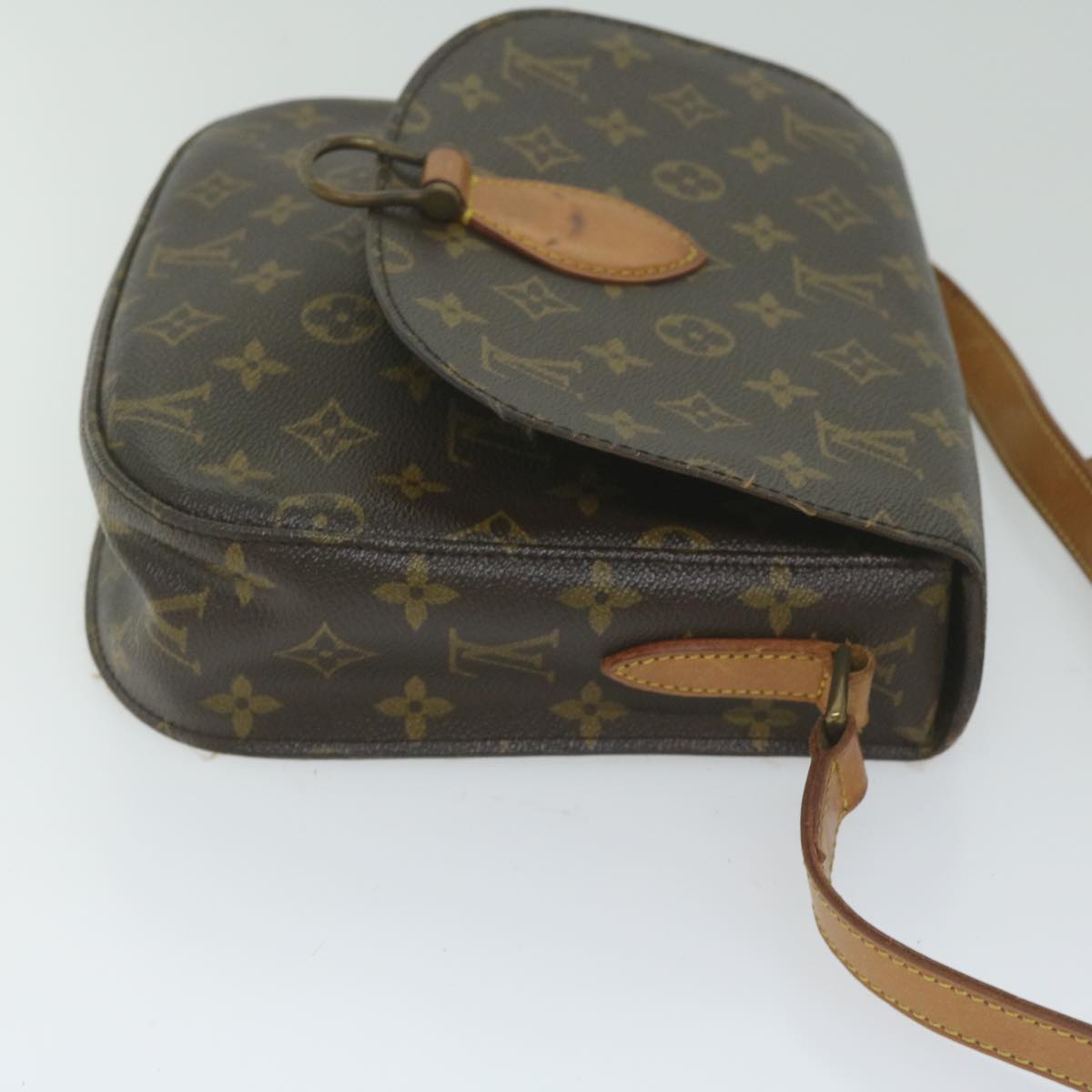 LOUIS VUITTON Monogram Saint Cloud GM Shoulder Bag M51242 LV Auth 61303