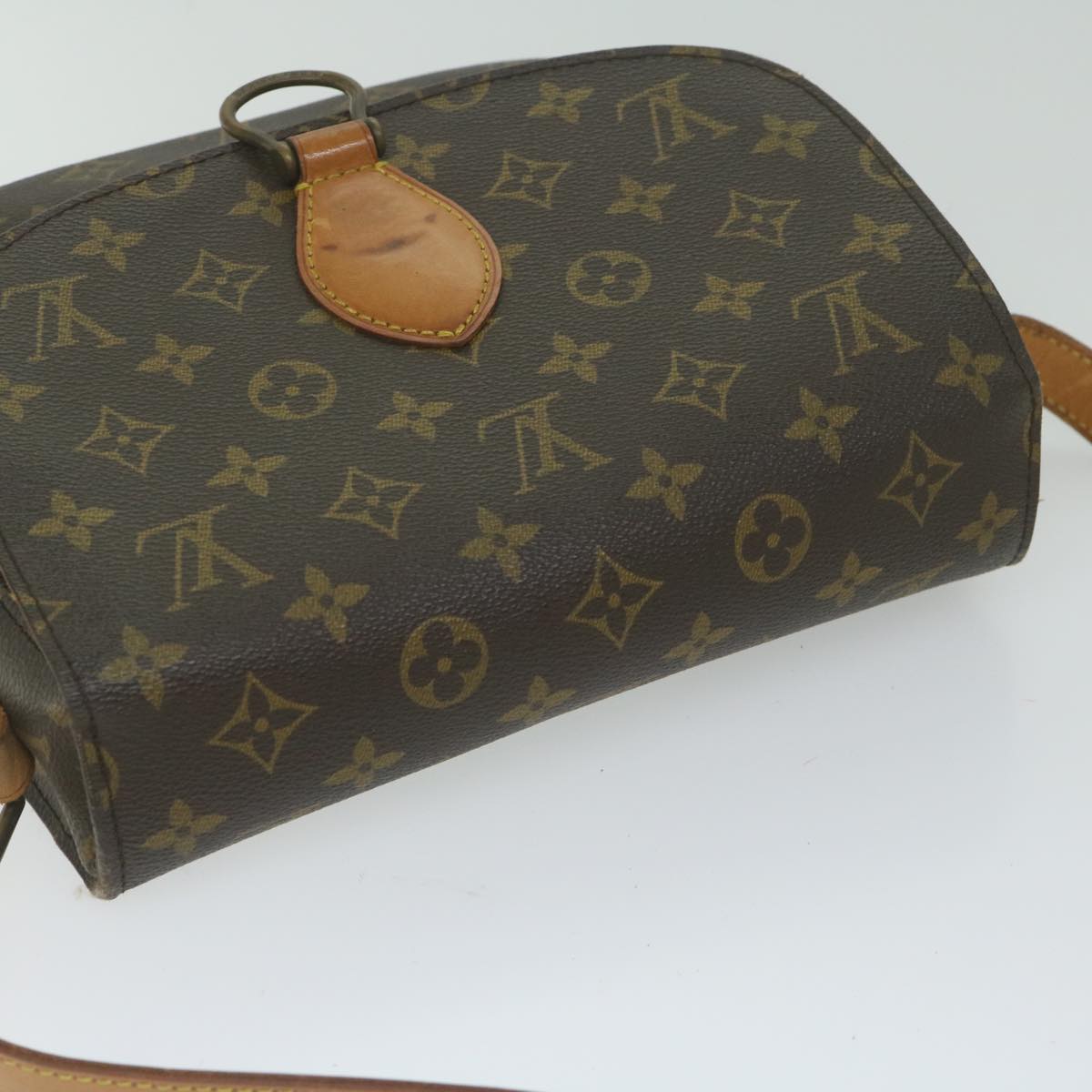 LOUIS VUITTON Monogram Saint Cloud GM Shoulder Bag M51242 LV Auth 61303