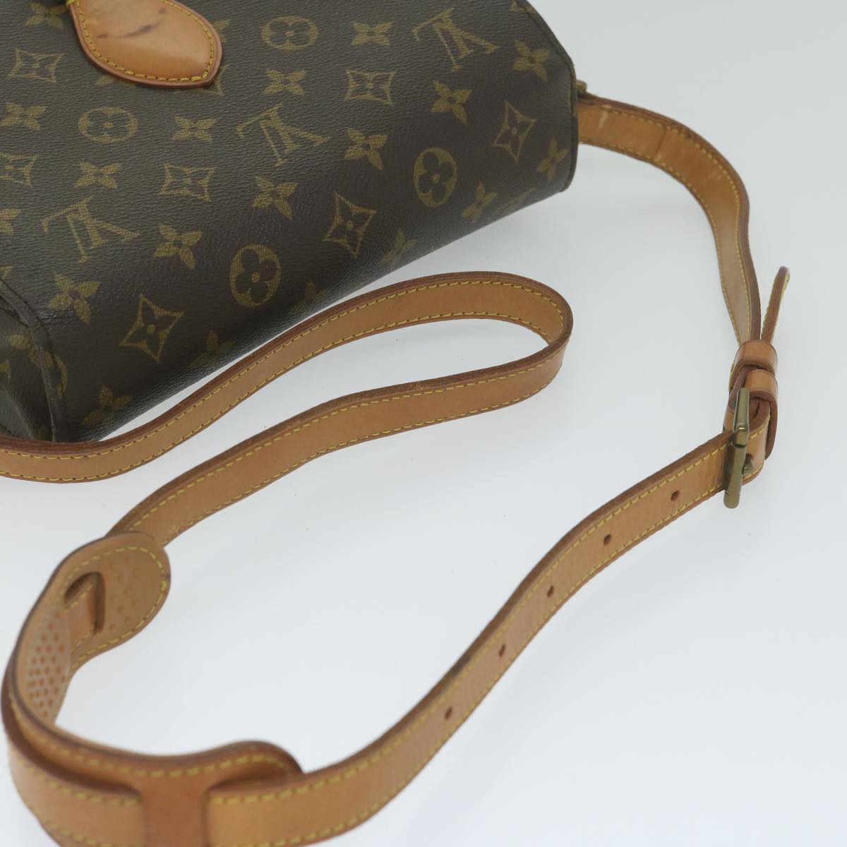 LOUIS VUITTON Monogram Saint Cloud GM Shoulder Bag M51242 LV Auth 61303