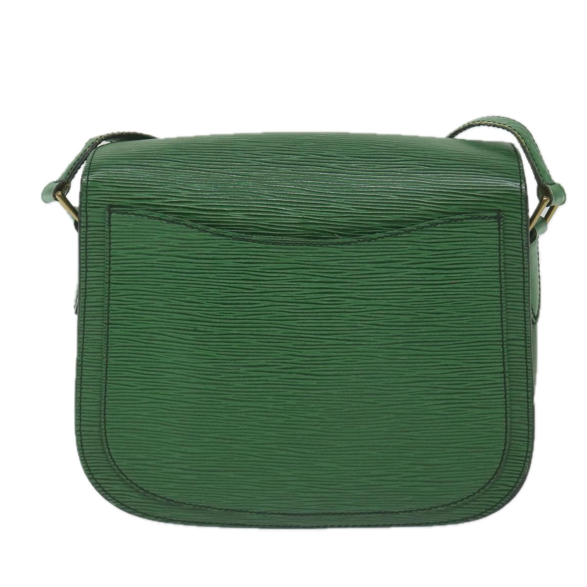 LOUIS VUITTON Epi Saint Cloud GM Shoulder Bag Green M52194 LV Auth 61305 - 0