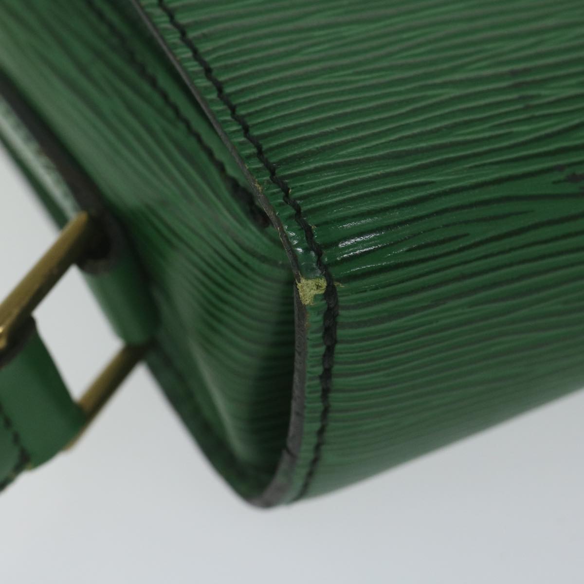 LOUIS VUITTON Epi Saint Cloud GM Shoulder Bag Green M52194 LV Auth 61305