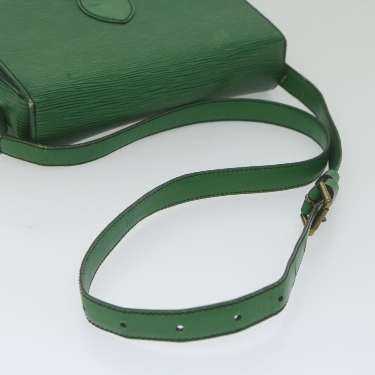 LOUIS VUITTON Epi Saint Cloud GM Shoulder Bag Green M52194 LV Auth 61305