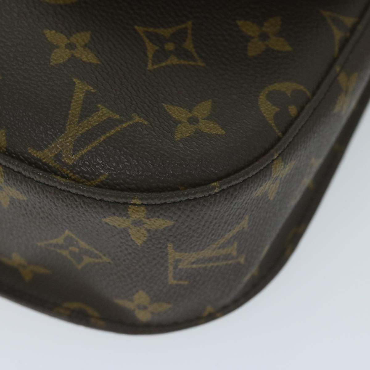 LOUIS VUITTON Monogram Saint Cloud GM Shoulder Bag M51242 LV Auth 61306