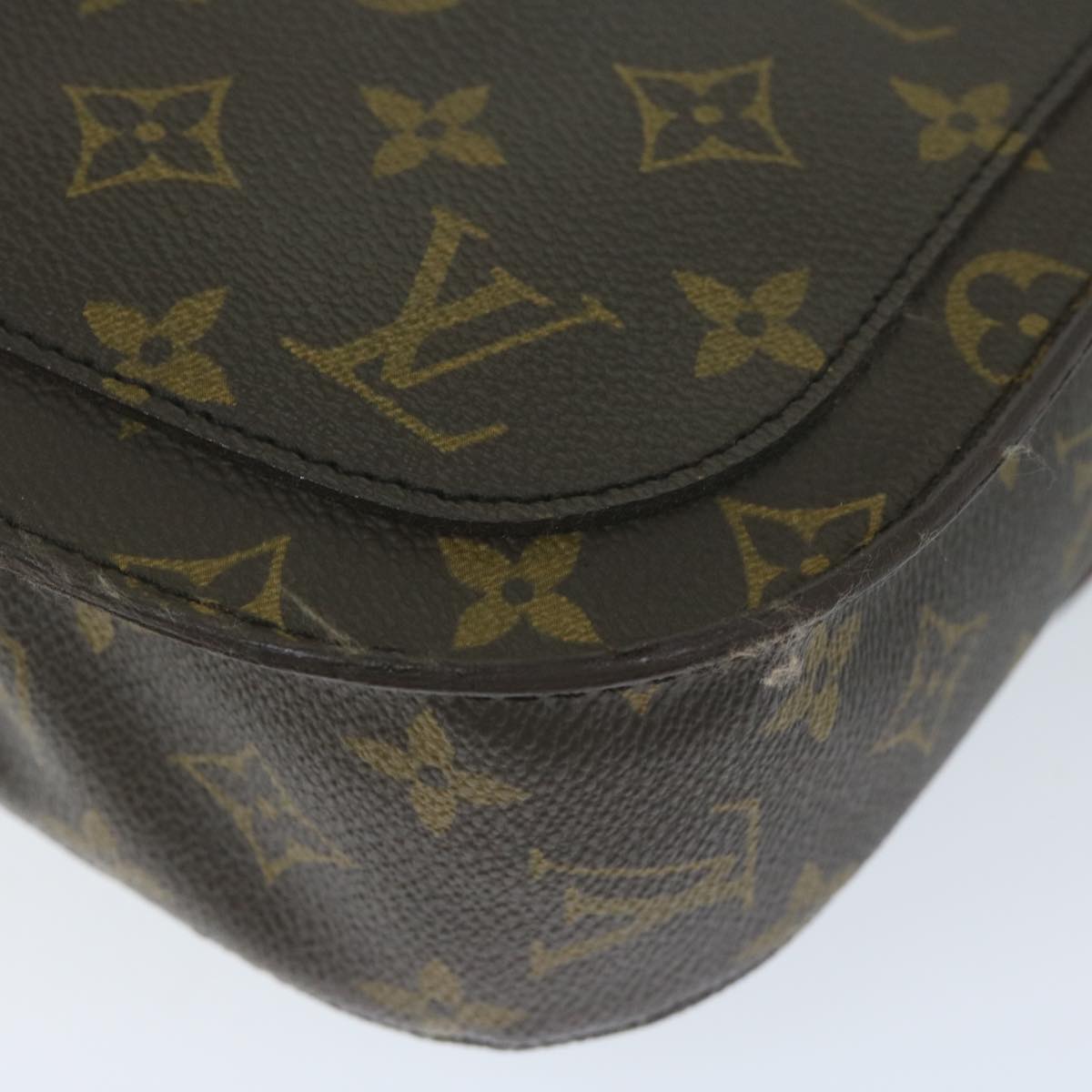 LOUIS VUITTON Monogram Saint Cloud GM Shoulder Bag M51242 LV Auth 61306