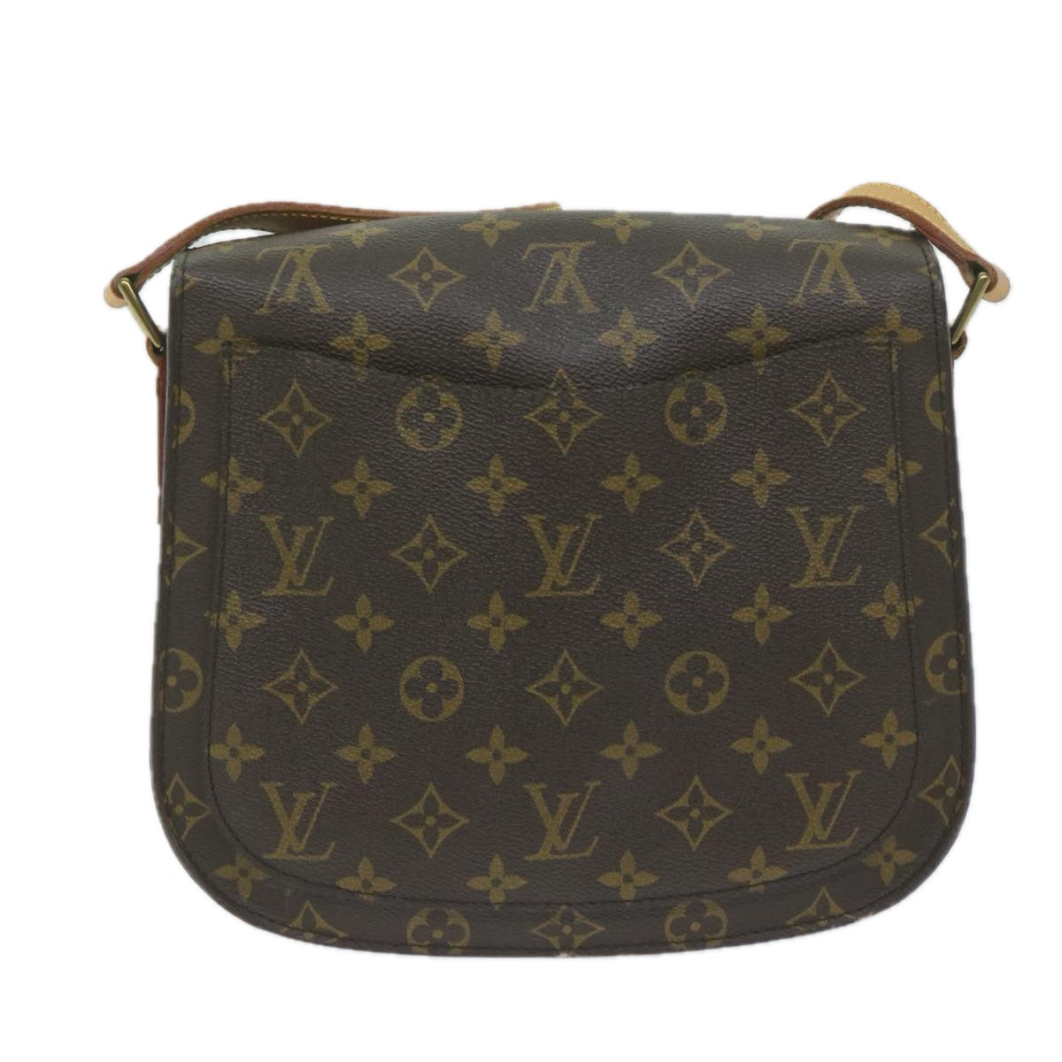 LOUIS VUITTON Monogram Saint Cloud GM Shoulder Bag M51242 LV Auth 61306