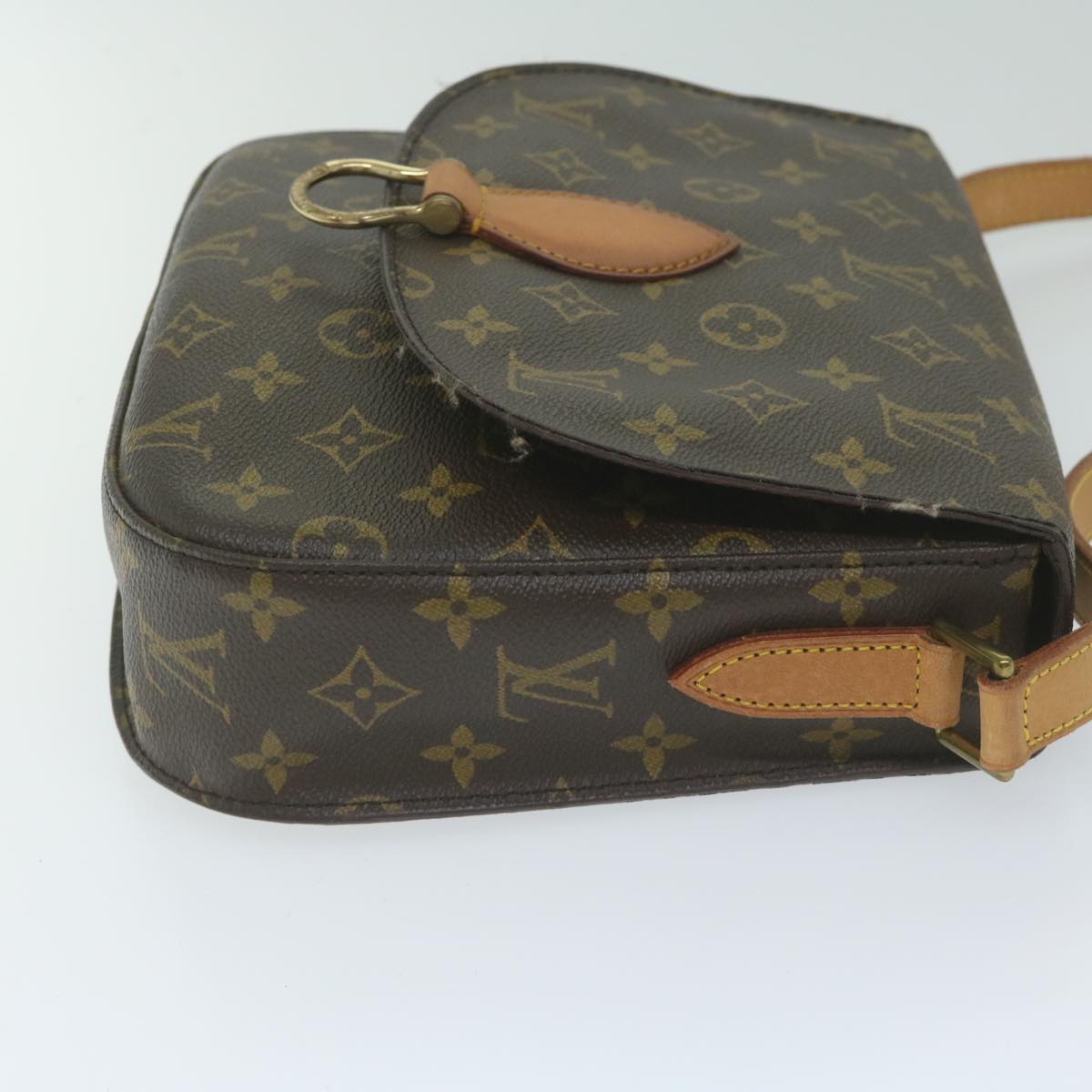 LOUIS VUITTON Monogram Saint Cloud GM Shoulder Bag M51242 LV Auth 61306