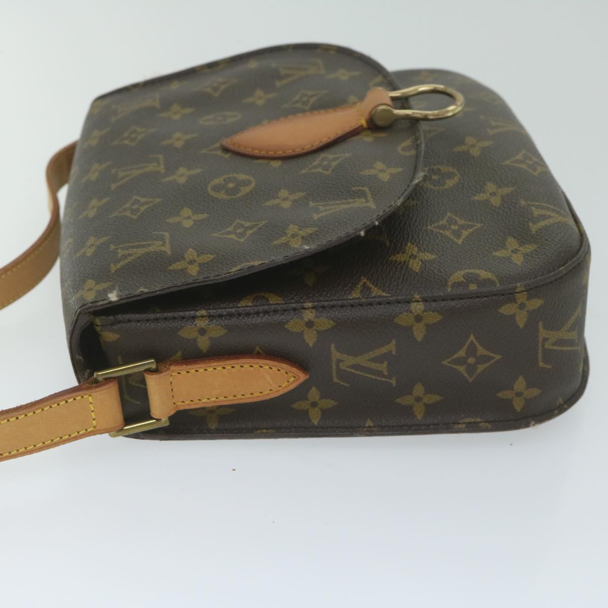 LOUIS VUITTON Monogram Saint Cloud GM Shoulder Bag M51242 LV Auth 61306