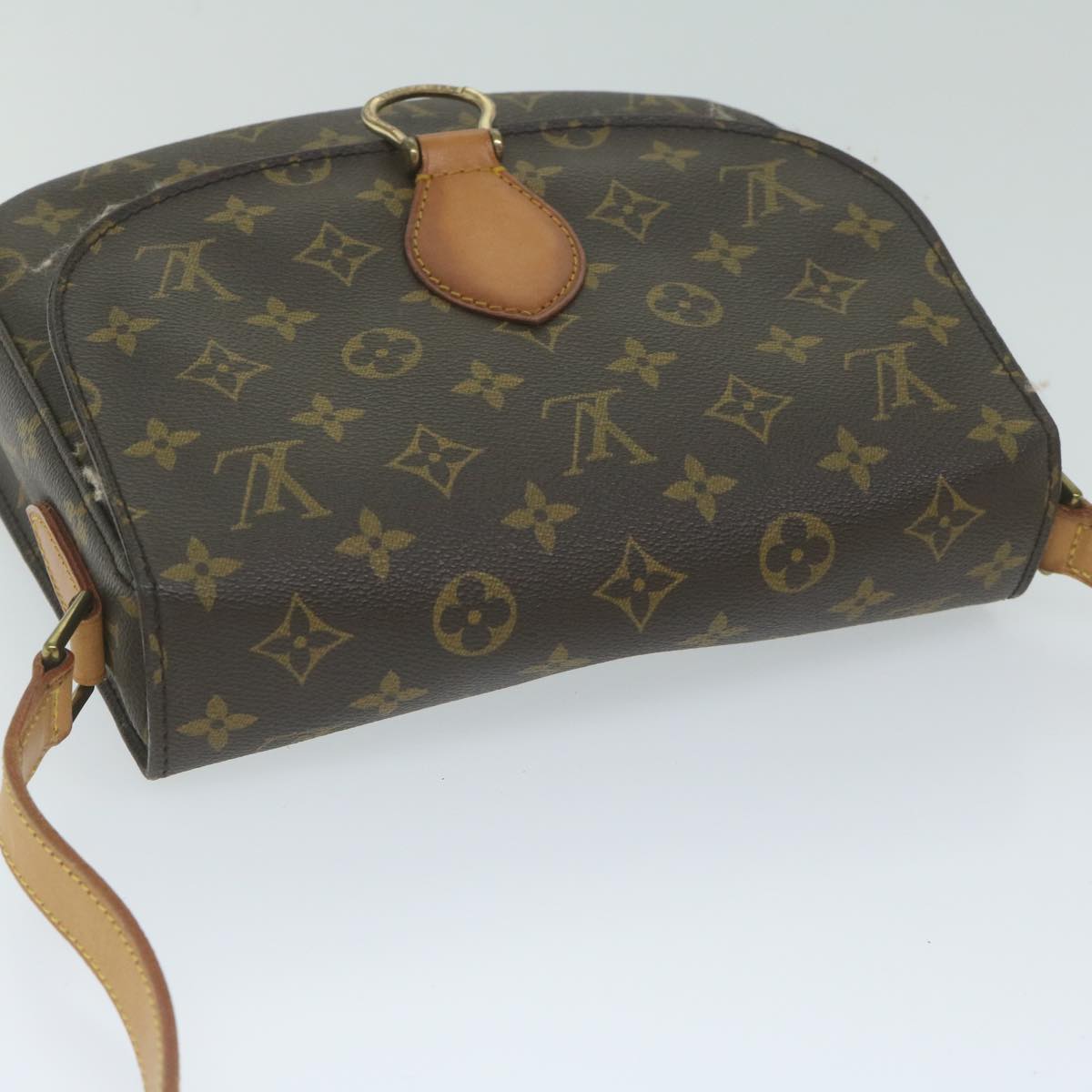 LOUIS VUITTON Monogram Saint Cloud GM Shoulder Bag M51242 LV Auth 61306