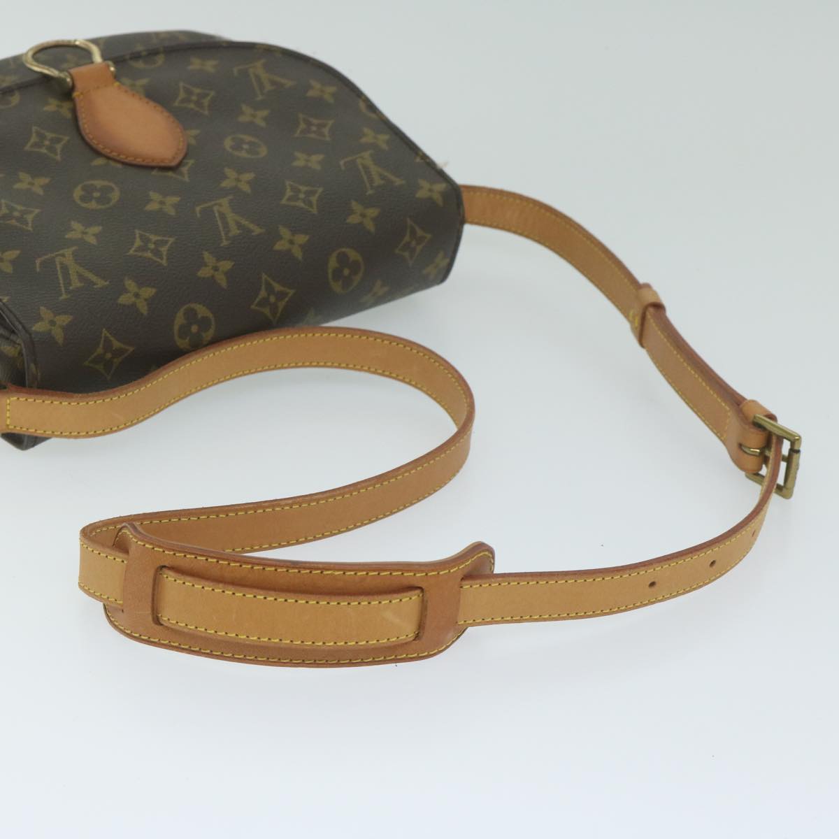 LOUIS VUITTON Monogram Saint Cloud GM Shoulder Bag M51242 LV Auth 61306