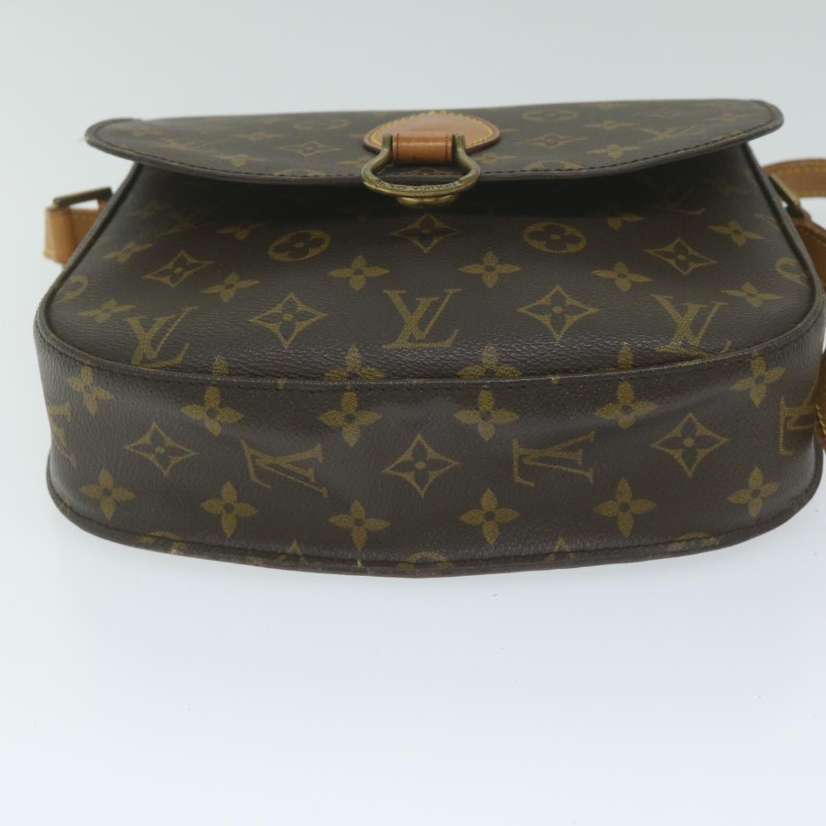 LOUIS VUITTON Monogram Saint Cloud GM Shoulder Bag M51242 LV Auth 61307