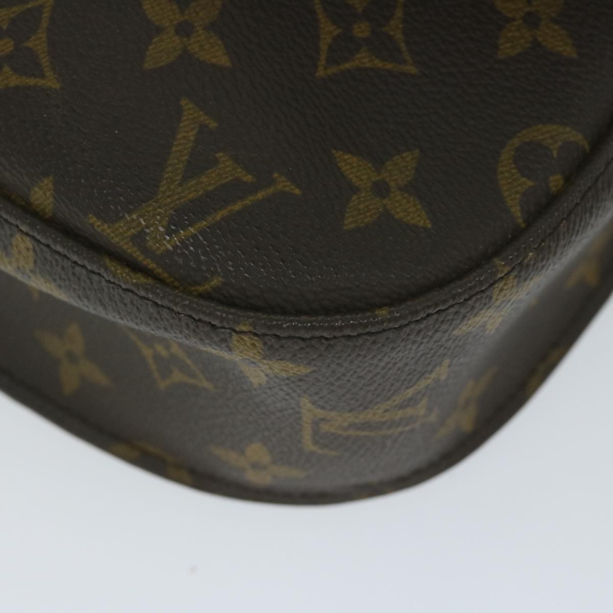 LOUIS VUITTON Monogram Saint Cloud GM Shoulder Bag M51242 LV Auth 61307