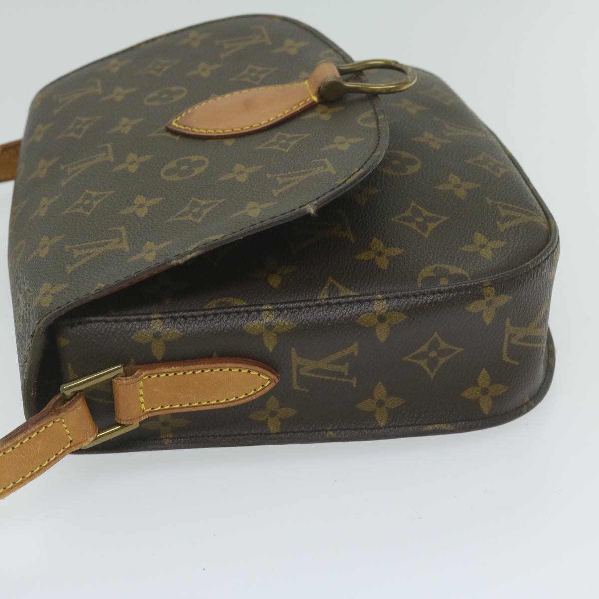 LOUIS VUITTON Monogram Saint Cloud GM Shoulder Bag M51242 LV Auth 61307