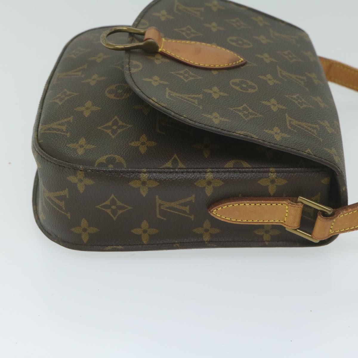 LOUIS VUITTON Monogram Saint Cloud GM Shoulder Bag M51242 LV Auth 61307