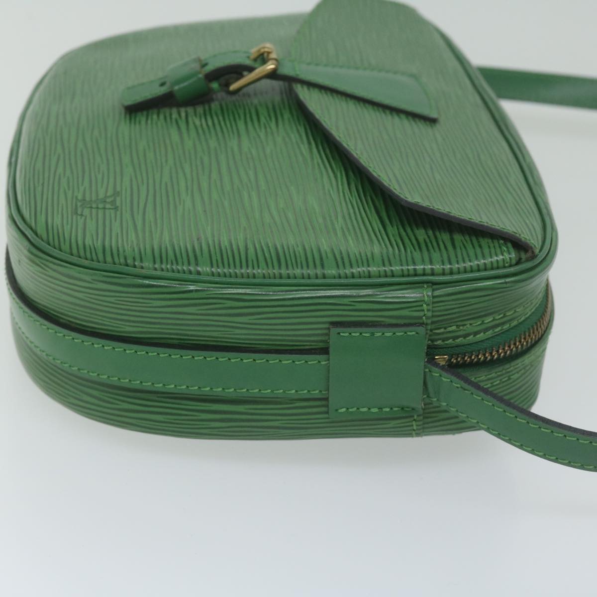 LOUIS VUITTON Epi Jeune Fille MM Shoulder Bag Green M52154 LV Auth 61310