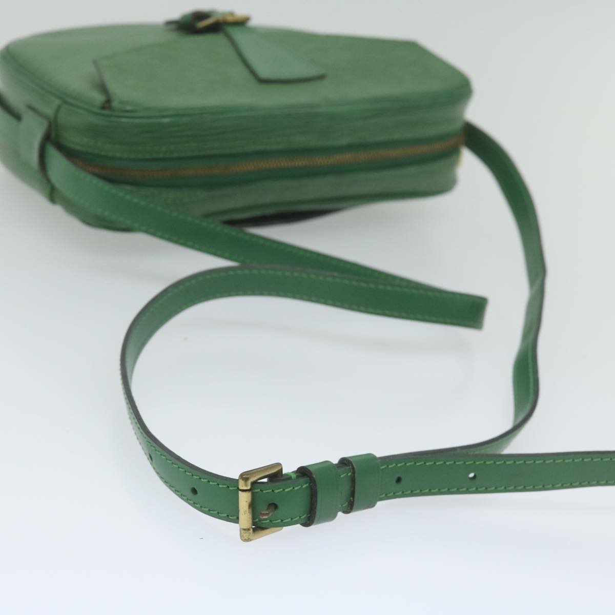 LOUIS VUITTON Epi Jeune Fille MM Shoulder Bag Green M52154 LV Auth 61310