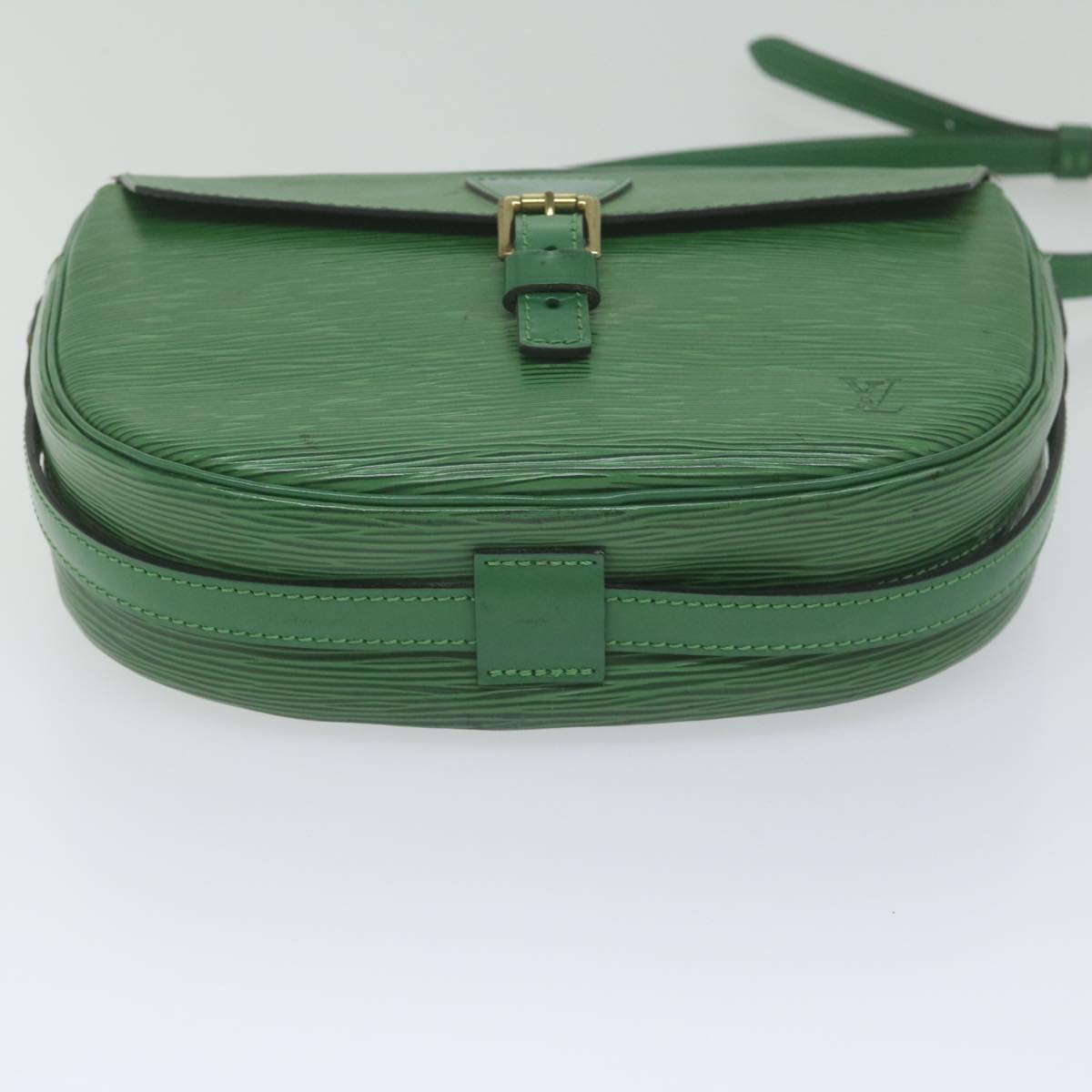 LOUIS VUITTON Epi Jeune Fille MM Shoulder Bag Green M52154 LV Auth 61310