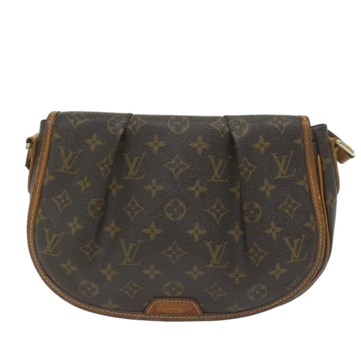 LOUIS VUITTON Monogram Menilmontant PM Shoulder Bag M40474 LV Auth 61312