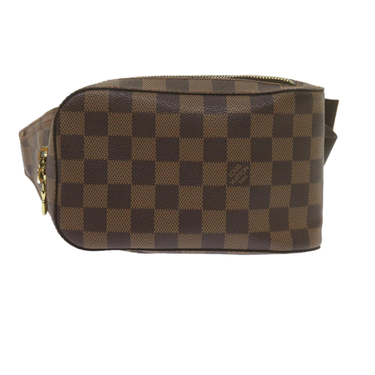 LOUIS VUITTON Damier Ebene Geronimos Shoulder Bag N51994 LV Auth 61321