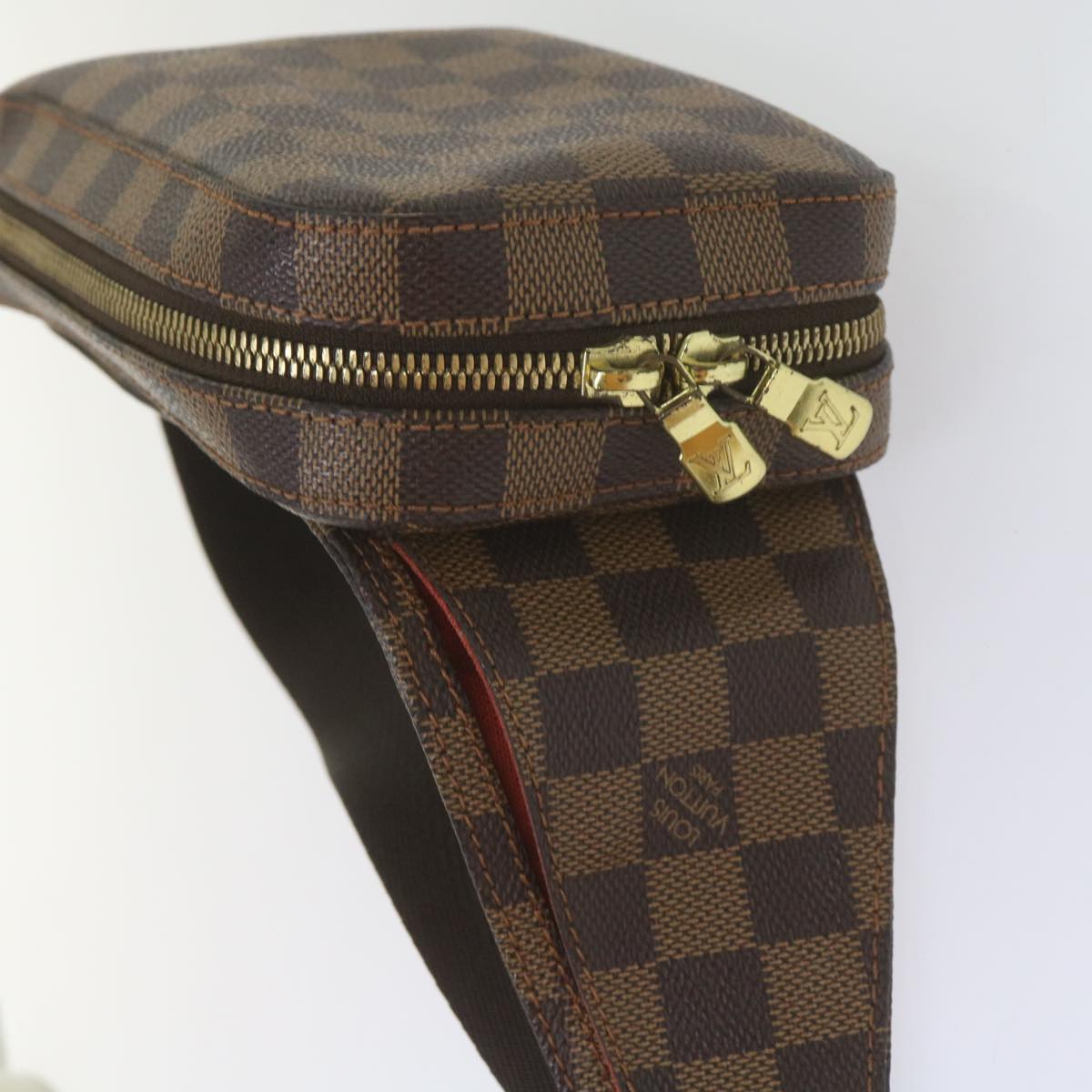 LOUIS VUITTON Damier Ebene Geronimos Shoulder Bag N51994 LV Auth 61321