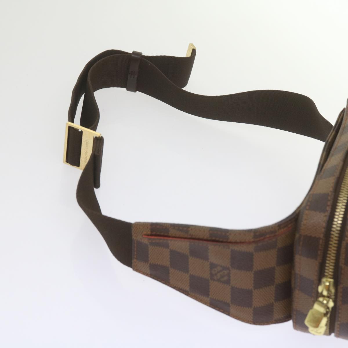 LOUIS VUITTON Damier Ebene Geronimos Shoulder Bag N51994 LV Auth 61321