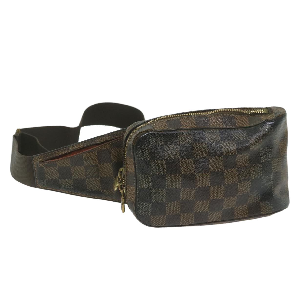 LOUIS VUITTON Damier Ebene Geronimos Shoulder Bag N51994 LV Auth 61323