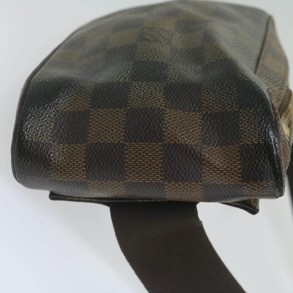 LOUIS VUITTON Damier Ebene Geronimos Shoulder Bag N51994 LV Auth 61323