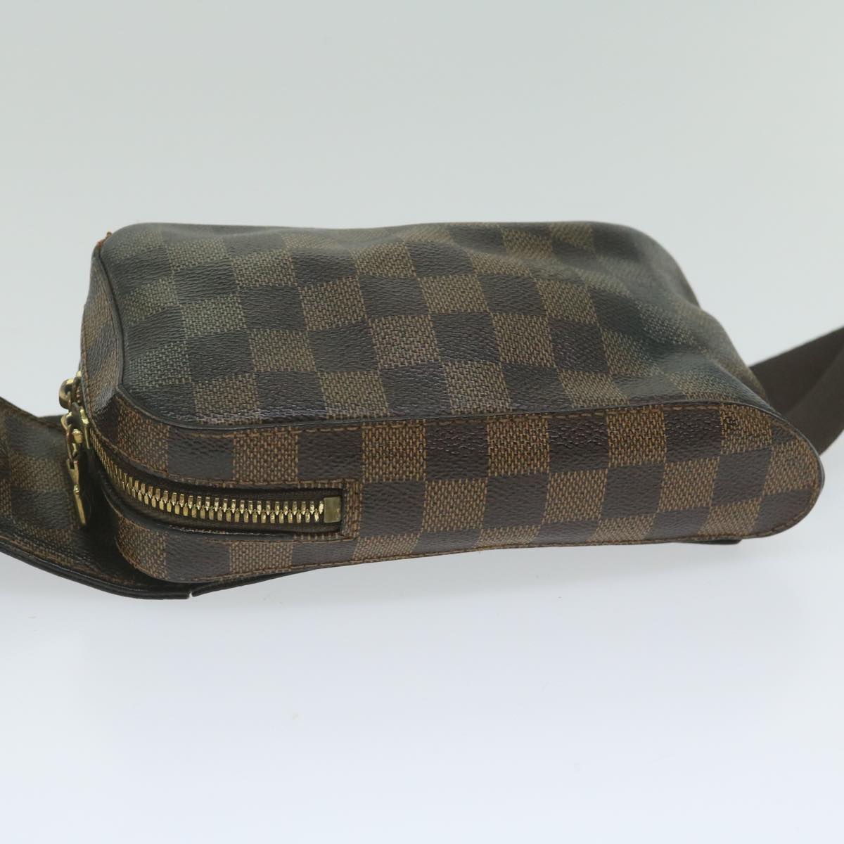 LOUIS VUITTON Damier Ebene Geronimos Shoulder Bag N51994 LV Auth 61323