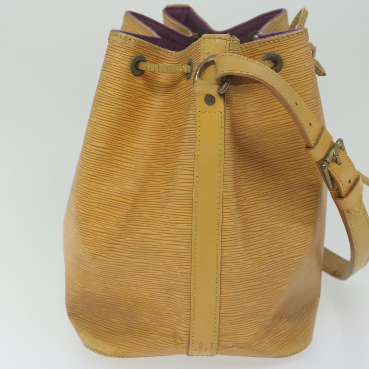 LOUIS VUITTON Epi Petit Noe Shoulder Bag Tassili Yellow M44109 LV Auth 61354