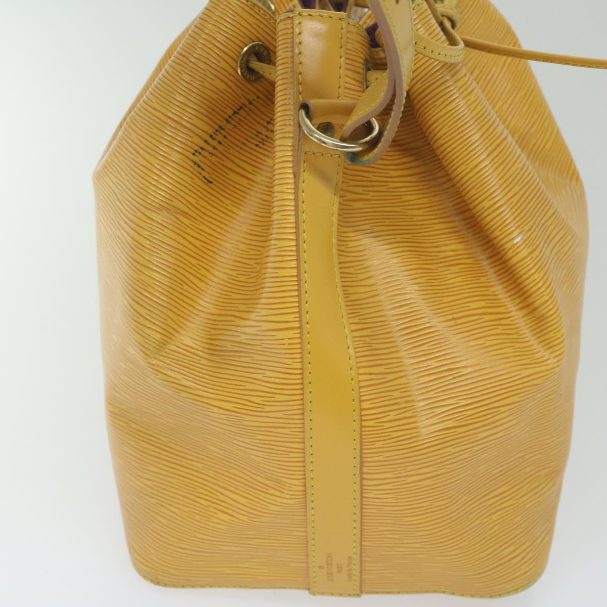 LOUIS VUITTON Epi Petit Noe Shoulder Bag Tassili Yellow M44109 LV Auth 61356