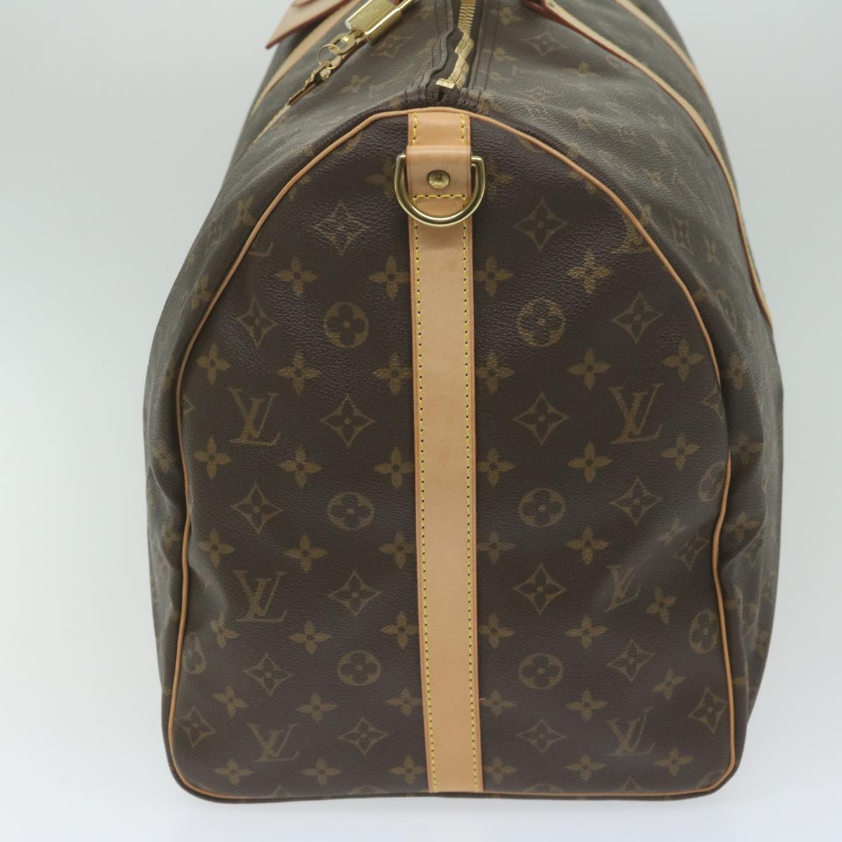 LOUIS VUITTON Monogram Keepall Bandouliere 60 Boston Bag M41412 LV Auth 61371S